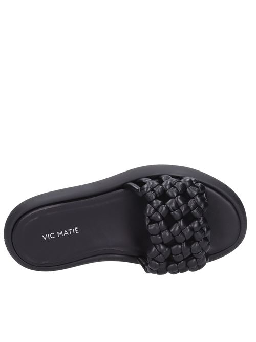 Leather mules VIC MATIE' | 1C6800D_C08C080101NERO